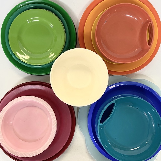 PICNICWARE, Plastic Plate Bowl - Coloured